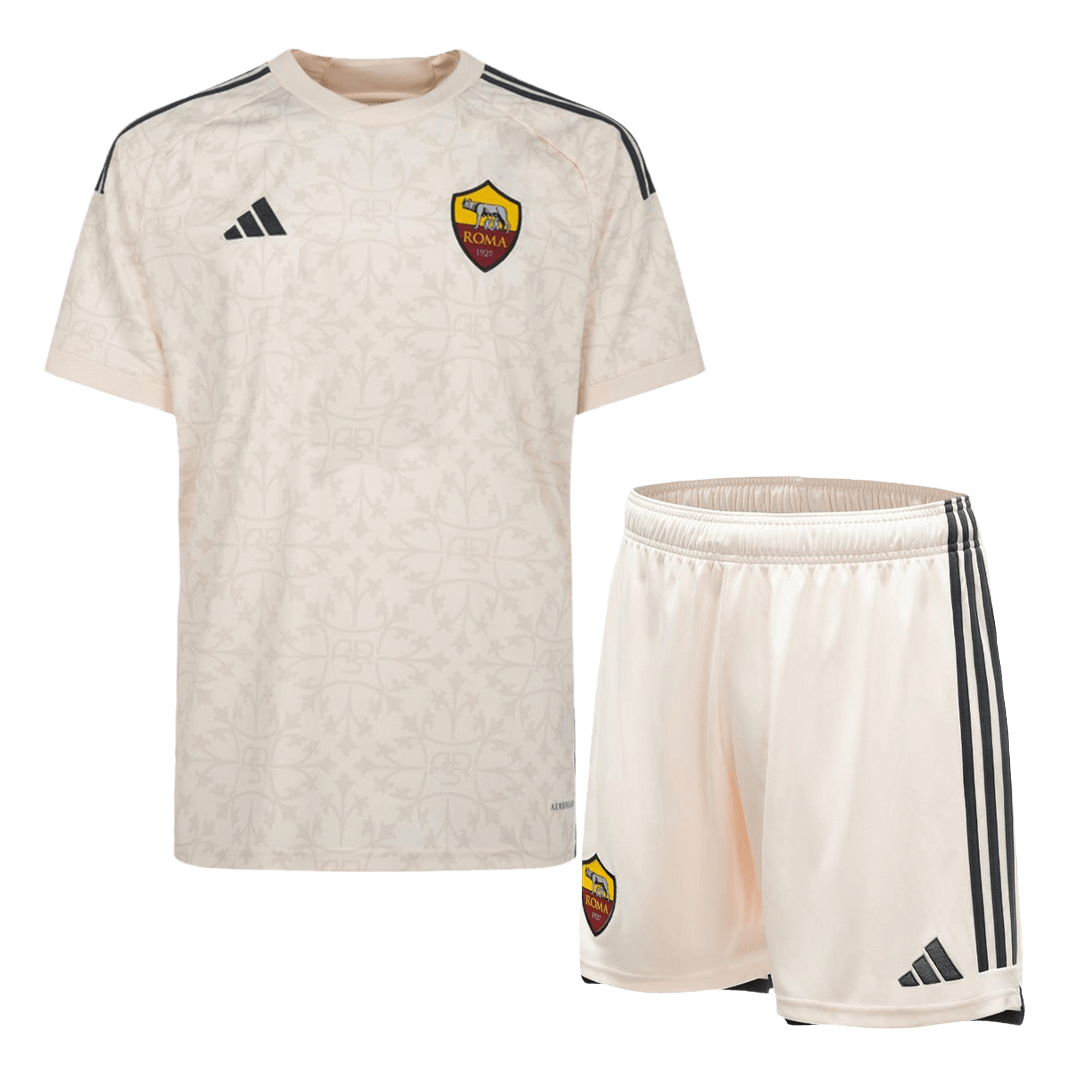 Kid's Roma Away Soccer Jersey Kit(Jersey+Shorts) 2023/24